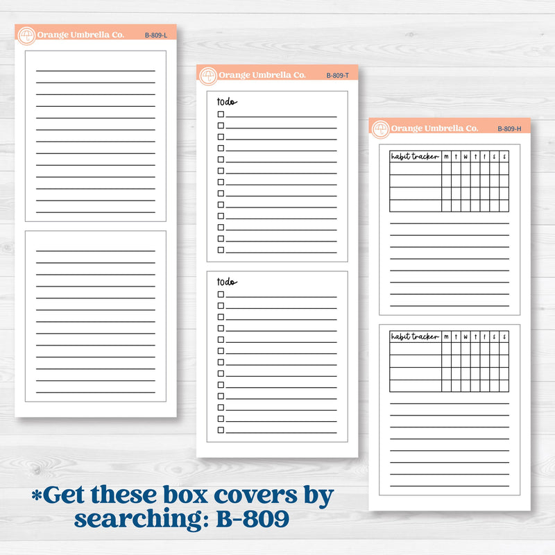 Butterflies & Rainbow Summer Kit | 7x9 Compact Vertical Planner Kit Stickers | Spring Breeze | KIT-384-H