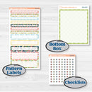 Butterflies & Rainbow Summer Kit | 7x9 Compact Vertical Planner Kit Stickers | Spring Breeze | KIT-384-H