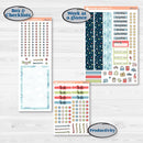 Butterflies & Rainbow Summer Kit | A5 Daily Duo Planner Kit Stickers | Spring Breeze | KIT-384-L