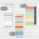 Butterflies & Rainbow Summer Kit | 7x9 Erin Condren Daily Duo Planner Kit Stickers | Spring Breeze | KIT-384-M