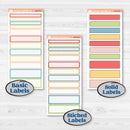 Butterflies & Rainbow Summer Kit | 7x9 Plum Daily Planner Kit Stickers | Spring Breeze | KIT-384-P