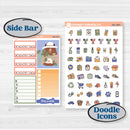 Bear and Plant Kit | Weekly Add-On Planner Kit Stickers | Homebody | KIT-385-B
