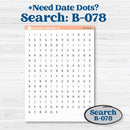 Bear and Plant Kit | 7x9 Compact Vertical Planner Kit Stickers | Homebody | KIT-385-H