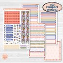 Bear and Plant Kit | 7x9 Compact Vertical Planner Kit Stickers | Homebody | KIT-385-H