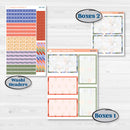 Bear and Plant Kit | 7x9 Plum Daily Planner Kit Stickers | Homebody | KIT-385-P