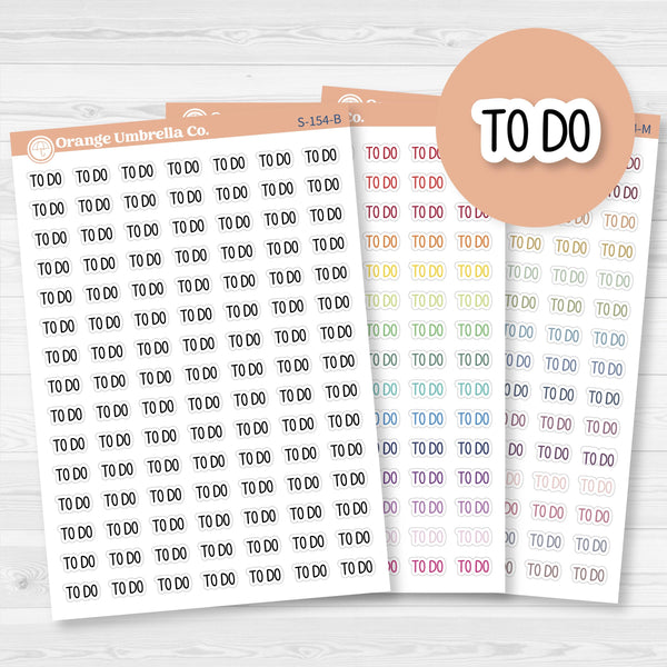 To Do Planner Stickers | F8 | S-154