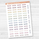 Vacation Planner Stickers | F8 | S-177