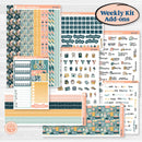 Travel Vacation Planner Kit | Weekly Add-On Planner Kit Stickers | Adventure Awaits | KIT-387-B