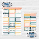 Travel Vacation Planner Kit | Weekly Add-On Labels Planner Kit Stickers | Adventure Awaits | KIT-387-C