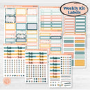Travel Vacation Planner Kit | Weekly Add-On Labels Planner Kit Stickers | Adventure Awaits | KIT-387-C