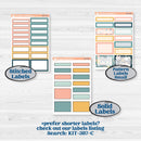 Travel Vacation Planner Kit | A5 Compact Vertical Planner Kit Stickers for Erin Condren | Adventure Awaits | KIT-387-G