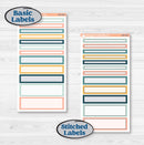 Travel Vacation Planner Kit | 7x9 Compact Vertical Planner Kit Stickers | Adventure Awaits | KIT-387-H