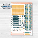 Travel Vacation Planner Kit | 7x9 Compact Vertical Planner Kit Stickers | Adventure Awaits | KIT-387-H