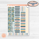 Travel Vacation Planner Kit | Freestyle Kit Any Planner Kit Stickers | Adventure Awaits | KIT-387-K