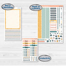 Travel Vacation Planner Kit | 7x9 Erin Condren Daily Duo Planner Kit Stickers | Adventure Awaits | KIT-387-M