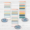 Travel Vacation Planner Kit | A5 Plum Daily Planner Kit Stickers | Adventure Awaits | KIT-387-N