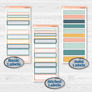 Travel Vacation Planner Kit | 7x9 Plum Daily Planner Kit Stickers | Adventure Awaits | KIT-387-P