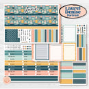 Travel Vacation Planner Kit | Laurel Denise Portrait Planner Kit Stickers | Adventure Awaits| KIT-387-R