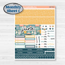 Travel Vacation Planner Kit | Hobonichi Cousin Monthly Planner Kit Stickers | Adventure Awaits | KIT-387-Y