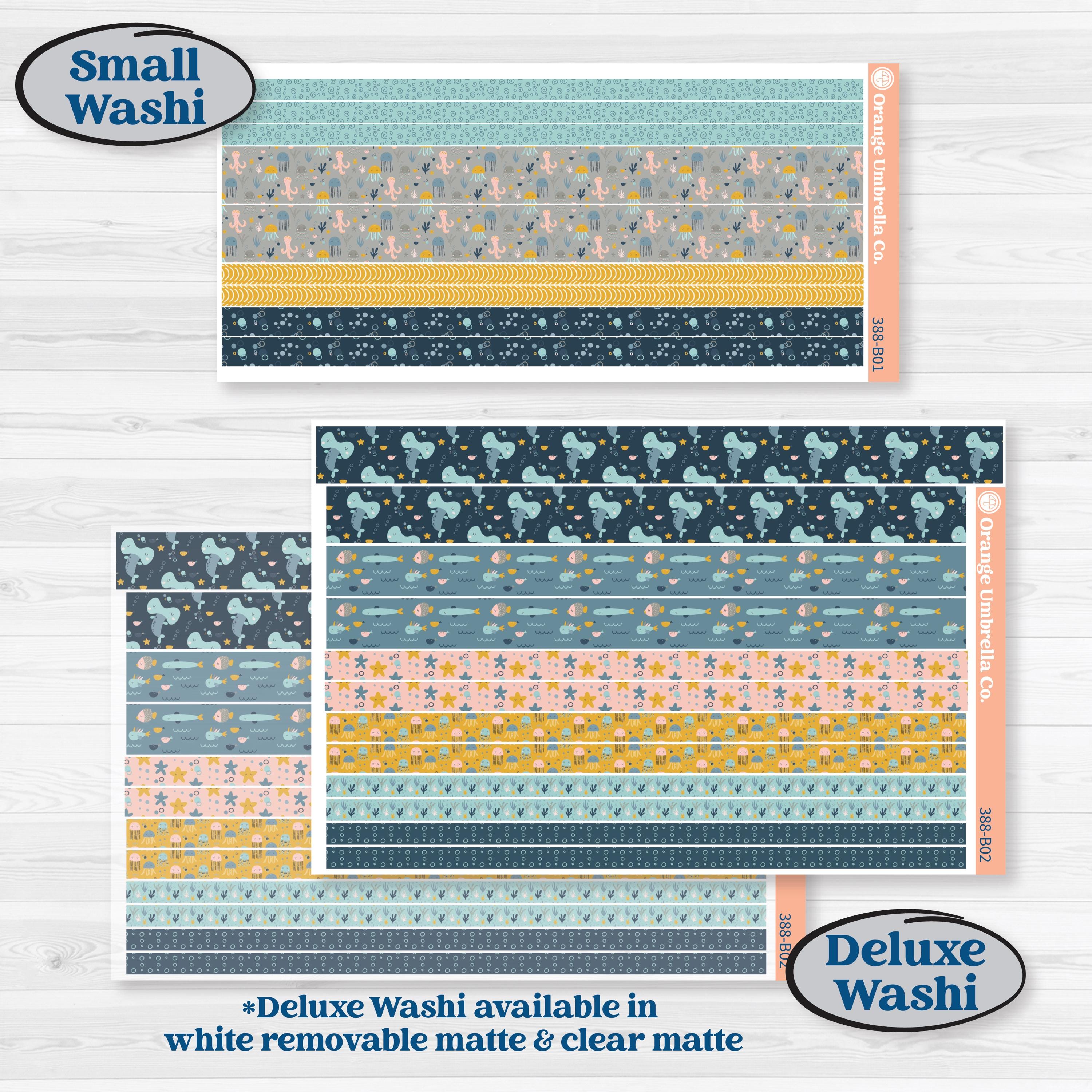 Summer Ocean Beach Kit | Weekly Add-On Planner Kit Stickers | Seas the Day | KIT-388-B