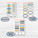 Summer Ocean Beach Kit | Weekly Add-On Labels Planner Kit Stickers | Seas the Day | KIT-388-C