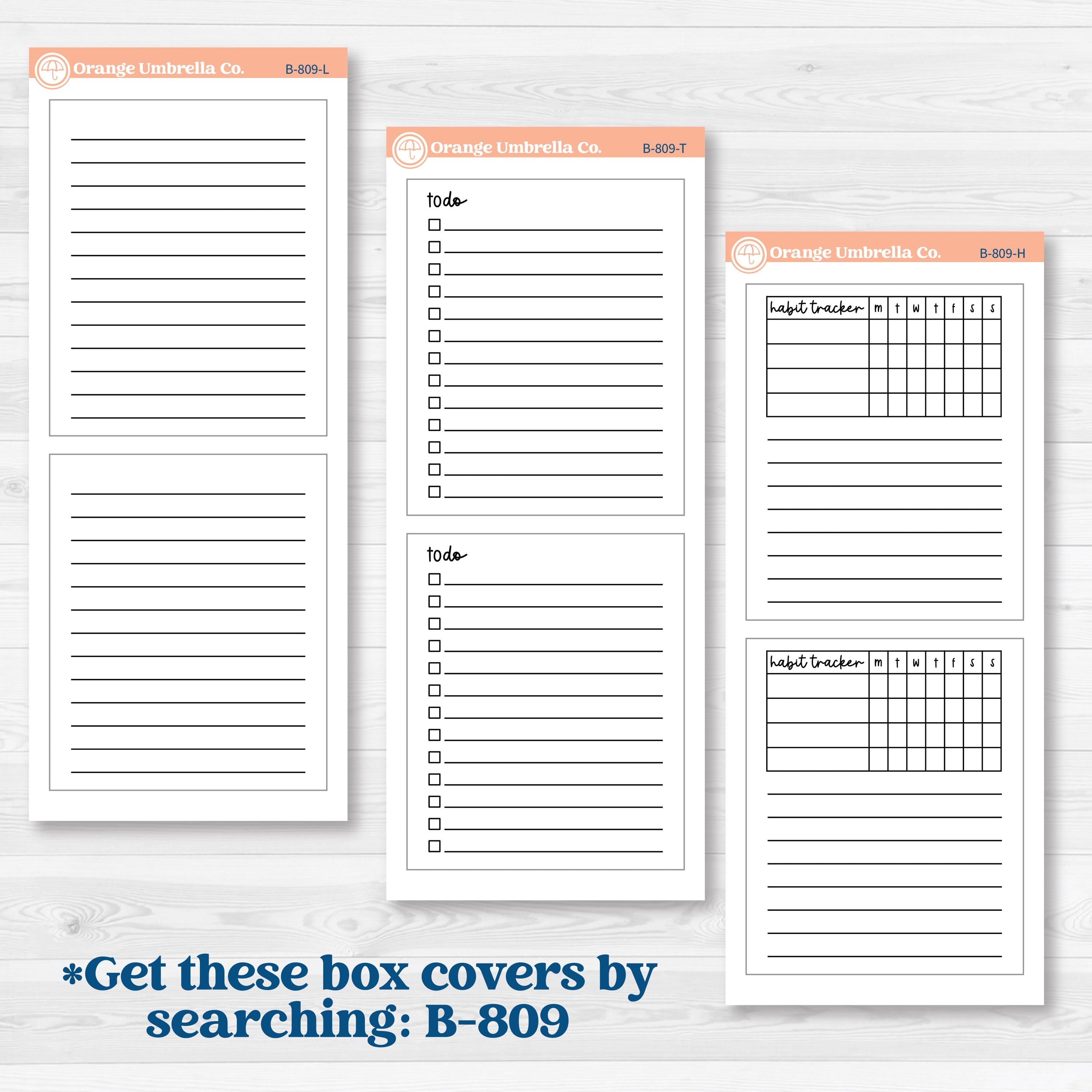 Summer Ocean Beach Kit | 7x9 Compact Vertical Planner Kit Stickers | Seas the Day | KIT-388-H