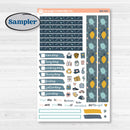 Summer Ocean Beach Kit | 7x9 Compact Vertical Planner Kit Stickers | Seas the Day | KIT-388-H