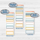 Summer Ocean Beach Kit | A5 Daily Duo Planner Kit Stickers | Seas the Day | KIT-388-L