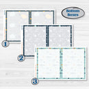 Summer Ocean Beach Kit | 7x9 Erin Condren Daily Duo Planner Kit Stickers | Seas the Day | KIT-388-M