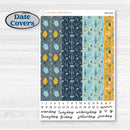 Summer Ocean Beach Kit | 7x9 Erin Condren Daily Duo Planner Kit Stickers | Seas the Day | KIT-388-M