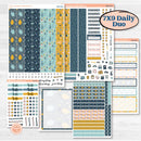 Summer Ocean Beach Kit | 7x9 Erin Condren Daily Duo Planner Kit Stickers | Seas the Day | KIT-388-M