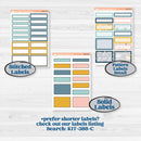 Summer Ocean Beach Kit | 7x9 Erin Condren Daily Duo Planner Kit Stickers | Seas the Day | KIT-388-M