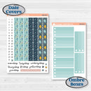 Summer Ocean Beach Kit | A5 Plum Daily Planner Kit Stickers | Seas the Day | KIT-388-N