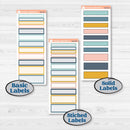 Summer Ocean Beach Kit | A5 Plum Daily Planner Kit Stickers | Seas the Day | KIT-388-N