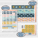 Summer Ocean Beach Kit | Laurel Denise Standard Vertical & Horizontal Planner Kit Stickers | Seas the Day | KIT-388-Q