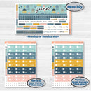 Summer Ocean Beach Kit | Laurel Denise Standard Vertical & Horizontal Planner Kit Stickers | Seas the Day | KIT-388-Q