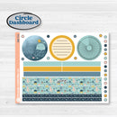 Summer Ocean Beach Kit | 7x9 Plum Monthly & Dashboard Planner Kit Stickers | Seas the Day | KIT-388-T