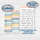 Summer Ocean Beach Kit | 7x9 Erin Condren Life Planner Monthly & Dashboard Planner Kit Stickers | Seas the Day | KIT-388-W