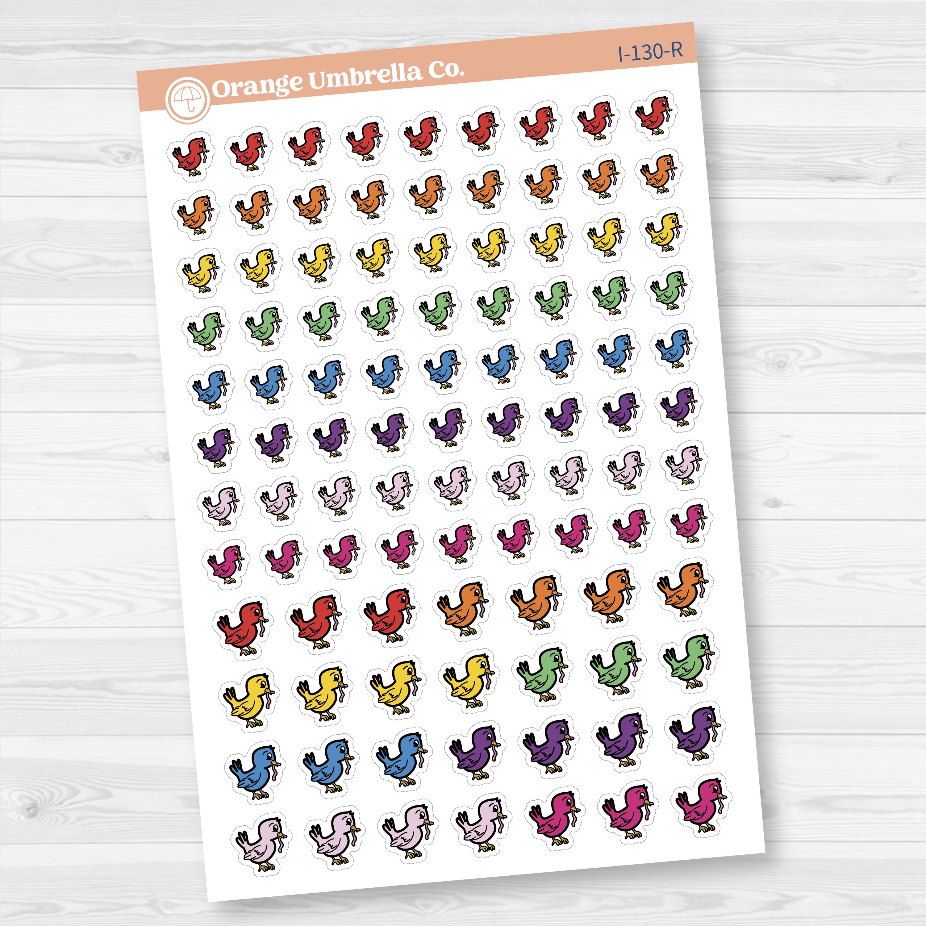 Bird Icons | Buy Bird Seed | Hand Doodled Icons Planner Stickers | I-130