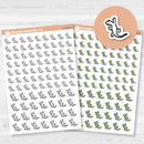 Lizard Icons | Feed Gecko | Hand Doodled Icons Planner Stickers | I-138