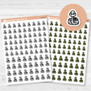 Feed Snake | Clean Snake Cage | Hand Doodled Icons Planner Stickers | I-140