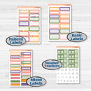 Summer Fruit Kit | Hobonichi Cousin Weekly & Daily Planner Kit Stickers | Ripe | KIT-389-E
