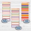 Summer Fruit Kit | 7x9 Plum Daily Planner Kit Stickers | Ripe | KIT-389-P