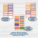 Summer Fruit Kit | 7x9 Plum Daily Planner Kit Stickers | Ripe | KIT-389-P