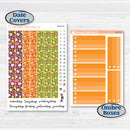 Summer Fruit Kit | 7x9 Plum Daily Planner Kit Stickers | Ripe | KIT-389-P