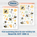 Bee Planner Kit | Journaling Kit Planner Stickers | Buzz Off | KIT-390-D