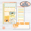 Bee Planner Kit | Plum Vertical Priorities 7x9 Planner Kit Stickers | Buzz Off | KIT-390-J
