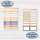 Fun Animal Kit | Weekly Add-On Labels Planner Kit Stickers | Gone With The Wild | KIT-391-C