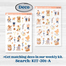 Fun Animal Kit | Freestyle Kit Any Planner Kit Stickers | Gone With The Wild | KIT-391-K