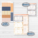 Fun Animal Kit | 7x9 Plum Daily Planner Kit Stickers | Gone With The Wild | KIT-391-P